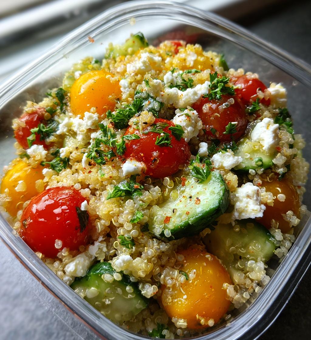 lunch meal prep: 5 Easy Steps to a Flavorful Quinoa Salad